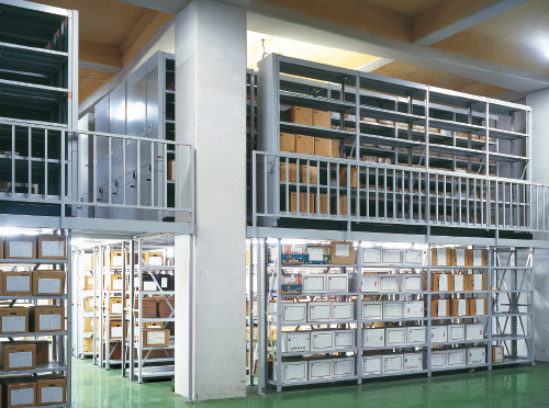 高層式・積層式移動物品棚・文書保管移動棚